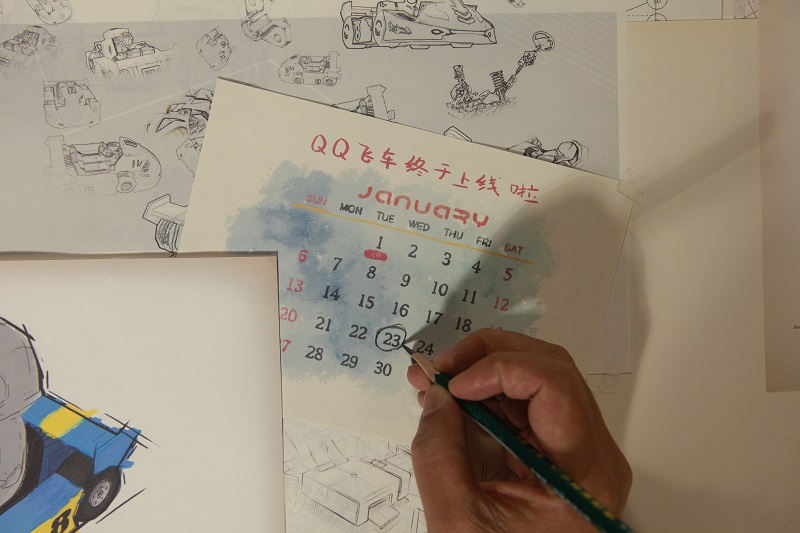 《QQ飞车》手游12月上线1000张手绘重温飞车10年经典瞬间