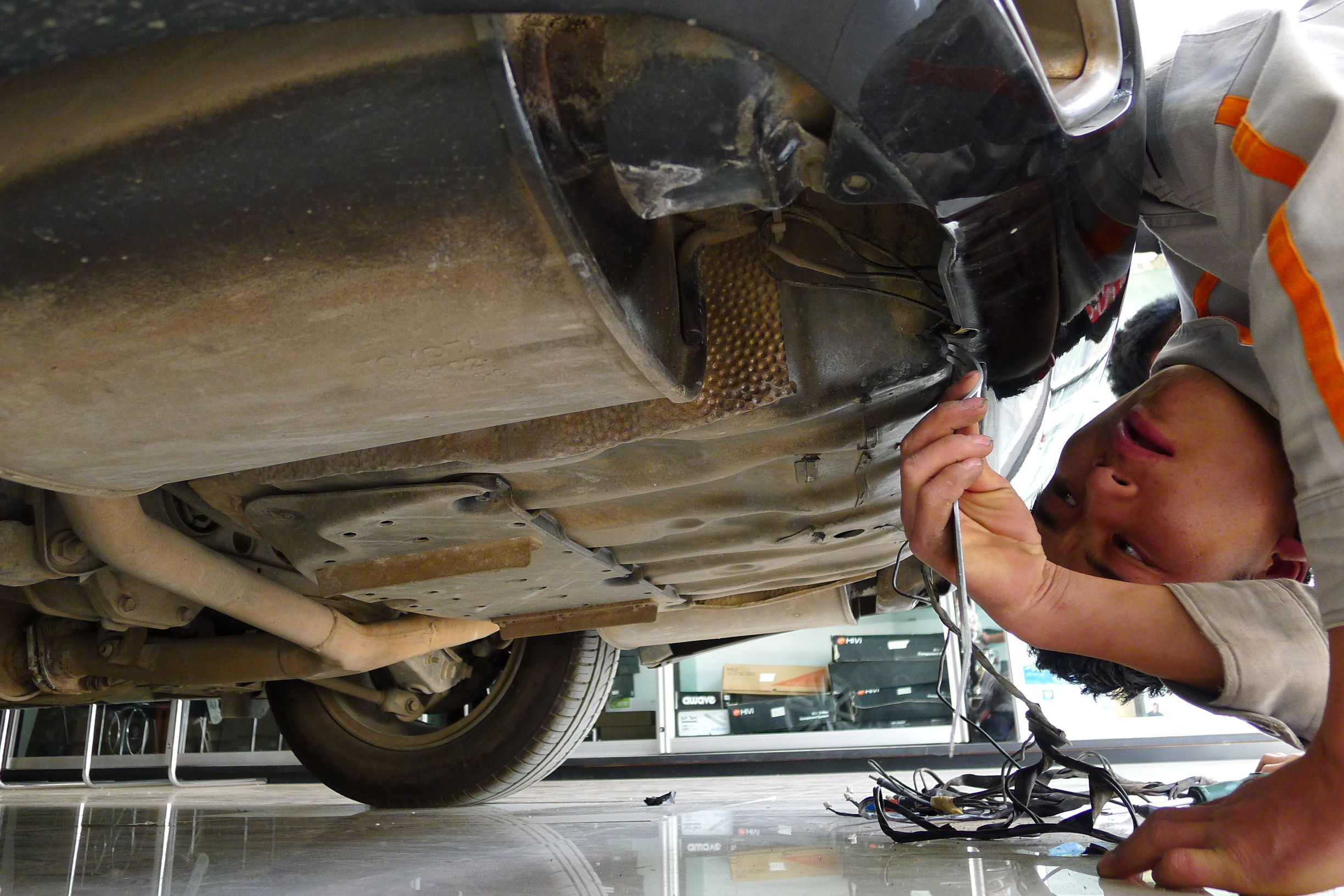 老款丰田锐志拆屏,丰田锐志老款导航原车风格