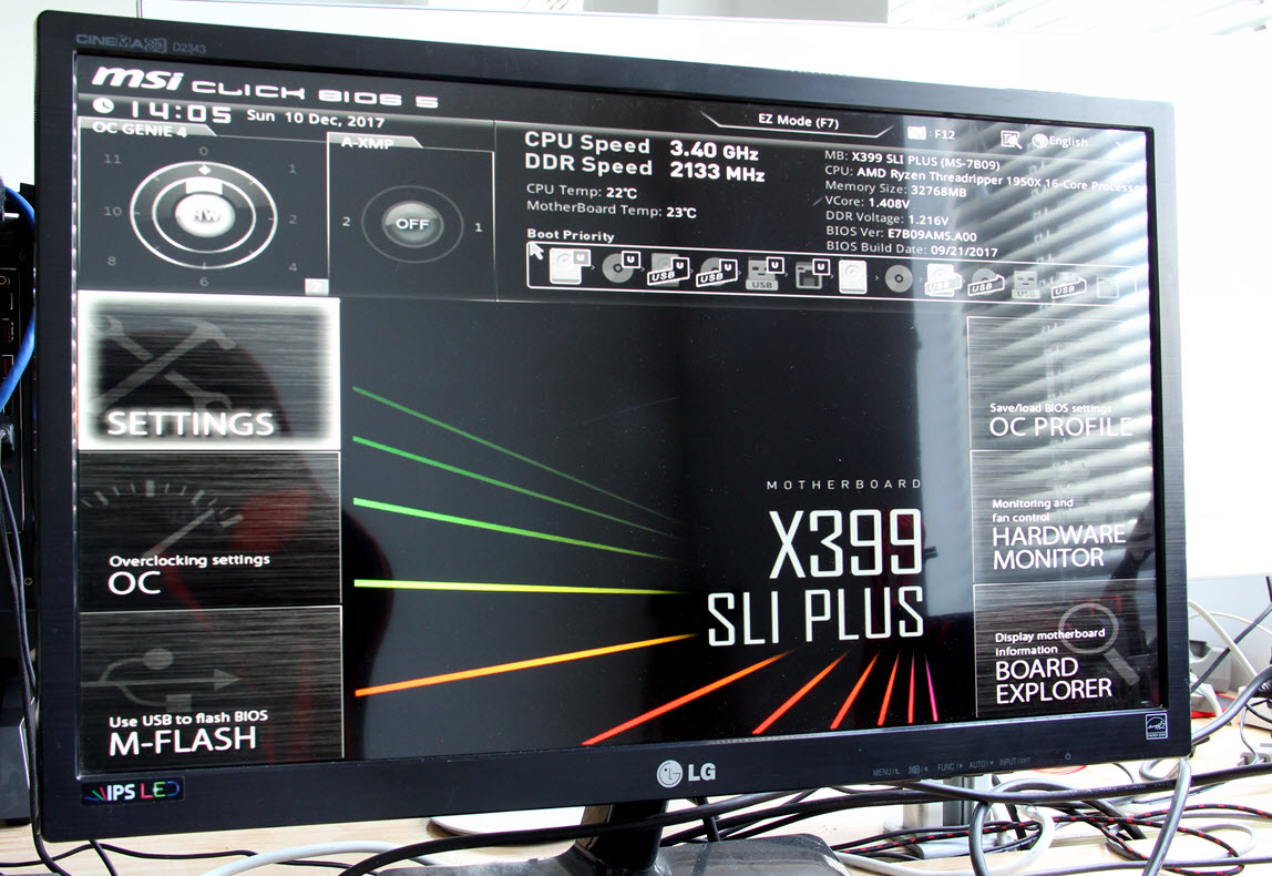 为了大家的线程撕裂者！标配版X399实测