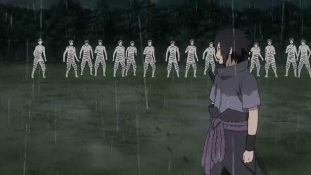 火影忍者佐助死的那一幕,天照烧不死人的佐助