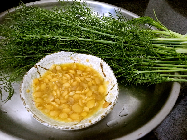 我对带鱼说,辞到水中的工作,用茴香令你升华