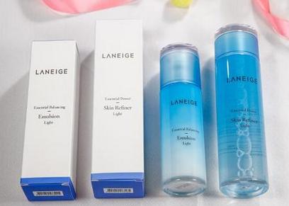 兰芝水乳真假鉴别方法,兰芝雪凝抗皱水乳套装怎么辨真假