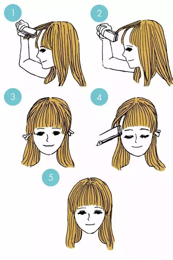 怎么把刘海变成美丽又简单的刘海,刘海怎么弄才可以变成好看的刘海