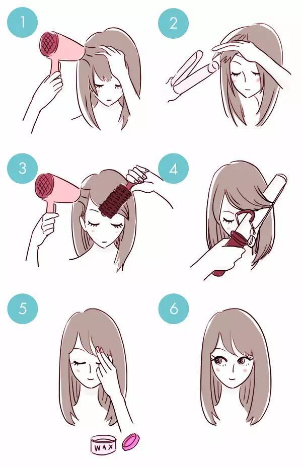 怎么把刘海变成美丽又简单的刘海,刘海怎么弄才可以变成好看的刘海