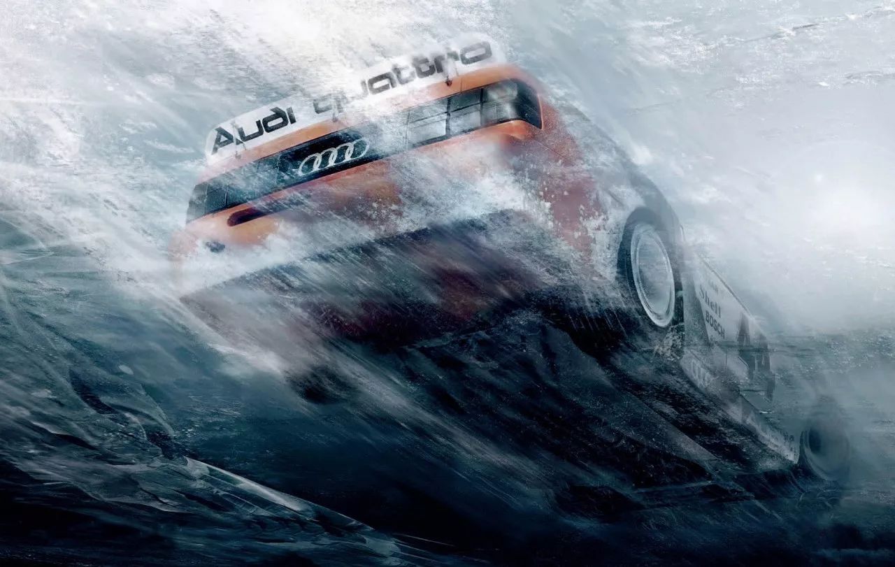 奥迪quattro壁虎,奥迪quattro壁虎标志