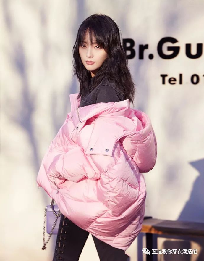 明星同款春款唐嫣日常穿搭,明星服装搭配女唐嫣