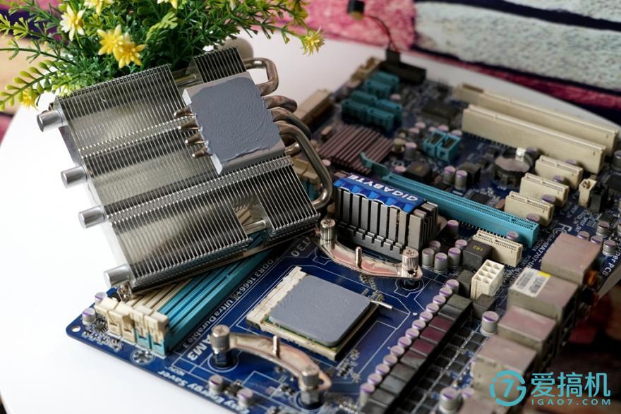 超频三下压式散热器测试,散热效果好