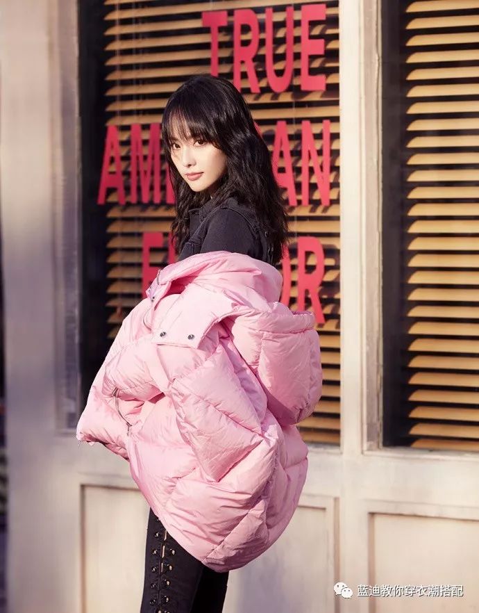 明星同款春款唐嫣日常穿搭,明星服装搭配女唐嫣