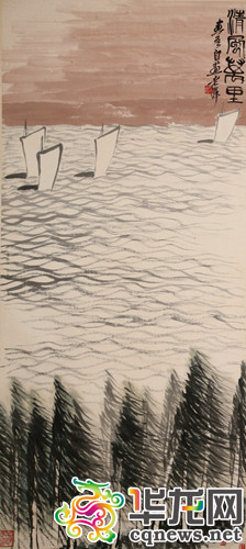 齐白石山水十二屏拍卖现场,齐白石山水十二屏拍出9.315亿元