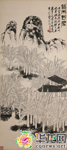 齐白石山水十二屏拍卖现场,齐白石山水十二屏拍出9.315亿元