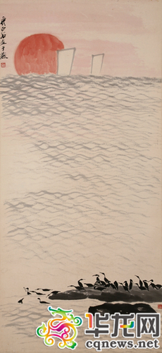 齐白石山水十二屏拍卖现场,齐白石山水十二屏拍出9.315亿元