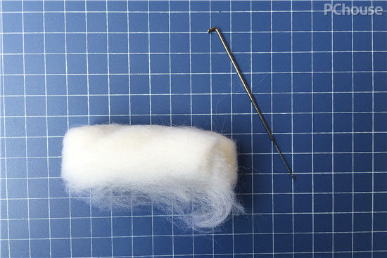 兔子毛绒挂件diy,diy羊毛毡钥匙扣小熊