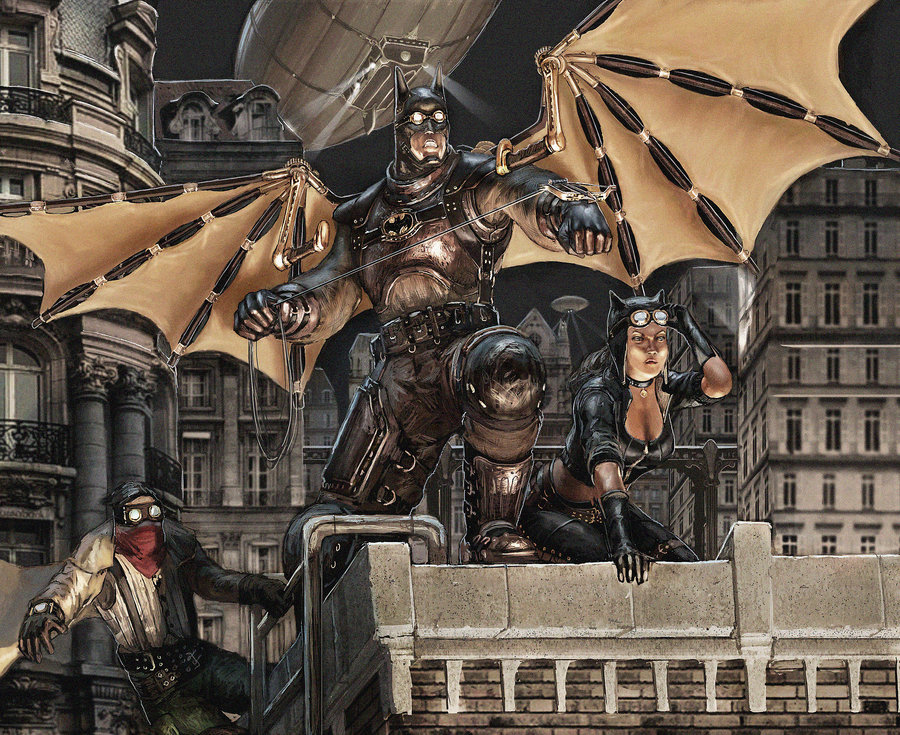 蒸汽朋克插画作品欣赏,蒸汽朋克插画动物