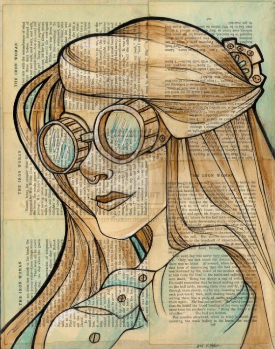 蒸汽朋克插画作品欣赏,蒸汽朋克插画动物