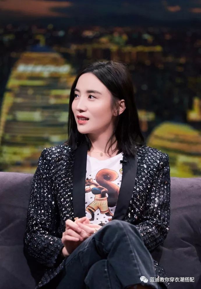 明星同款春款唐嫣日常穿搭,明星服装搭配女唐嫣