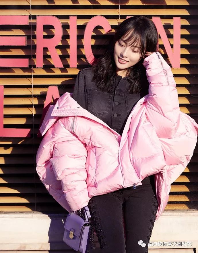 明星同款春款唐嫣日常穿搭,明星服装搭配女唐嫣