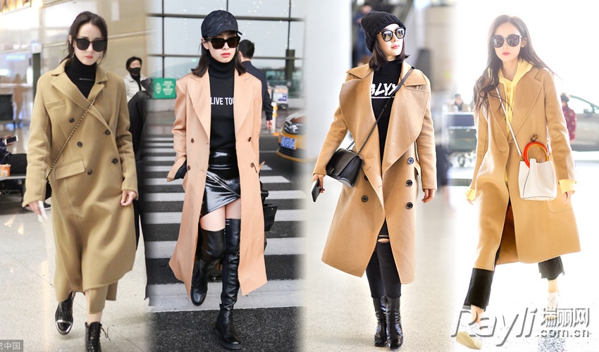 想做多金有品“好命女”？那你缺袁姗姗娜扎的驼色大衣