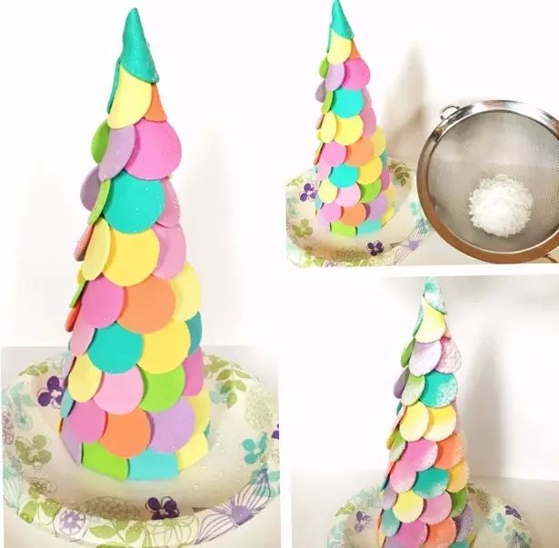 100元圣诞树diy教程,烧玻璃手工diy圣诞树