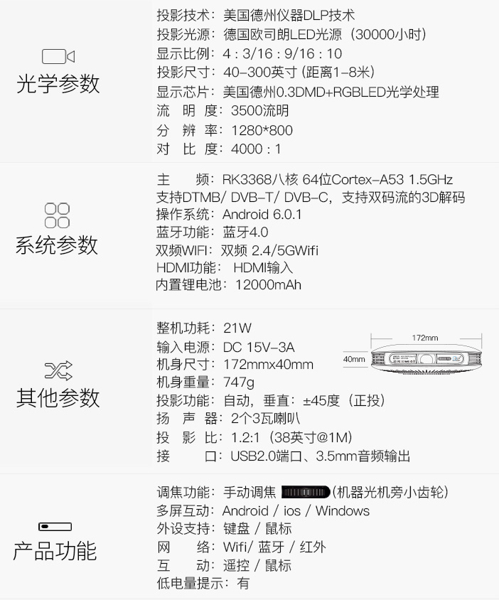 最新4k投影仪4000流明,家用4000流明投影仪推荐