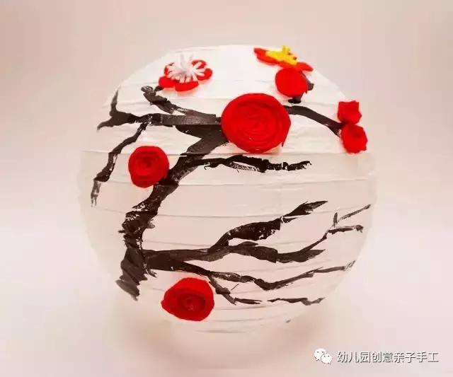 幼儿园元旦手工制作:鞭炮灯笼卡纸舞龙等,8个教程“年味”十足