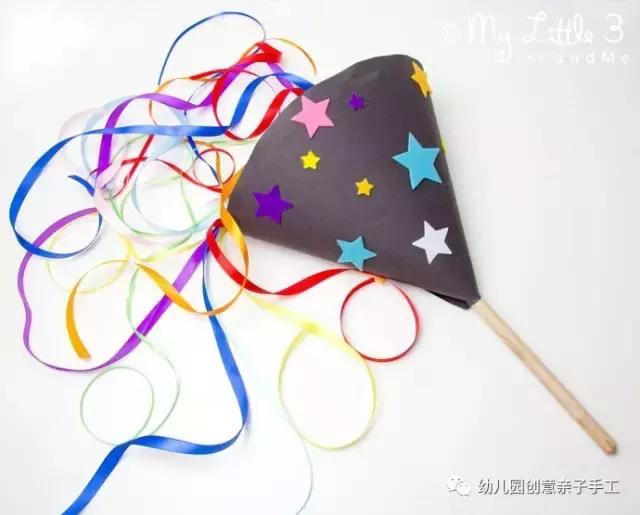 幼儿园元旦手工制作:鞭炮灯笼卡纸舞龙等,8个教程“年味”十足