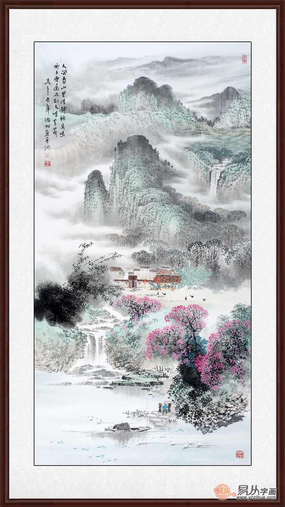 餐厅适合挂什么画好风水,餐厅东面墙适合挂什么山水画