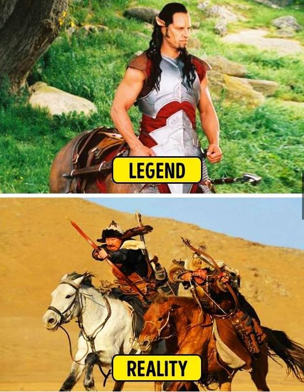 神话传奇故事真实的,神话传说与真实事件