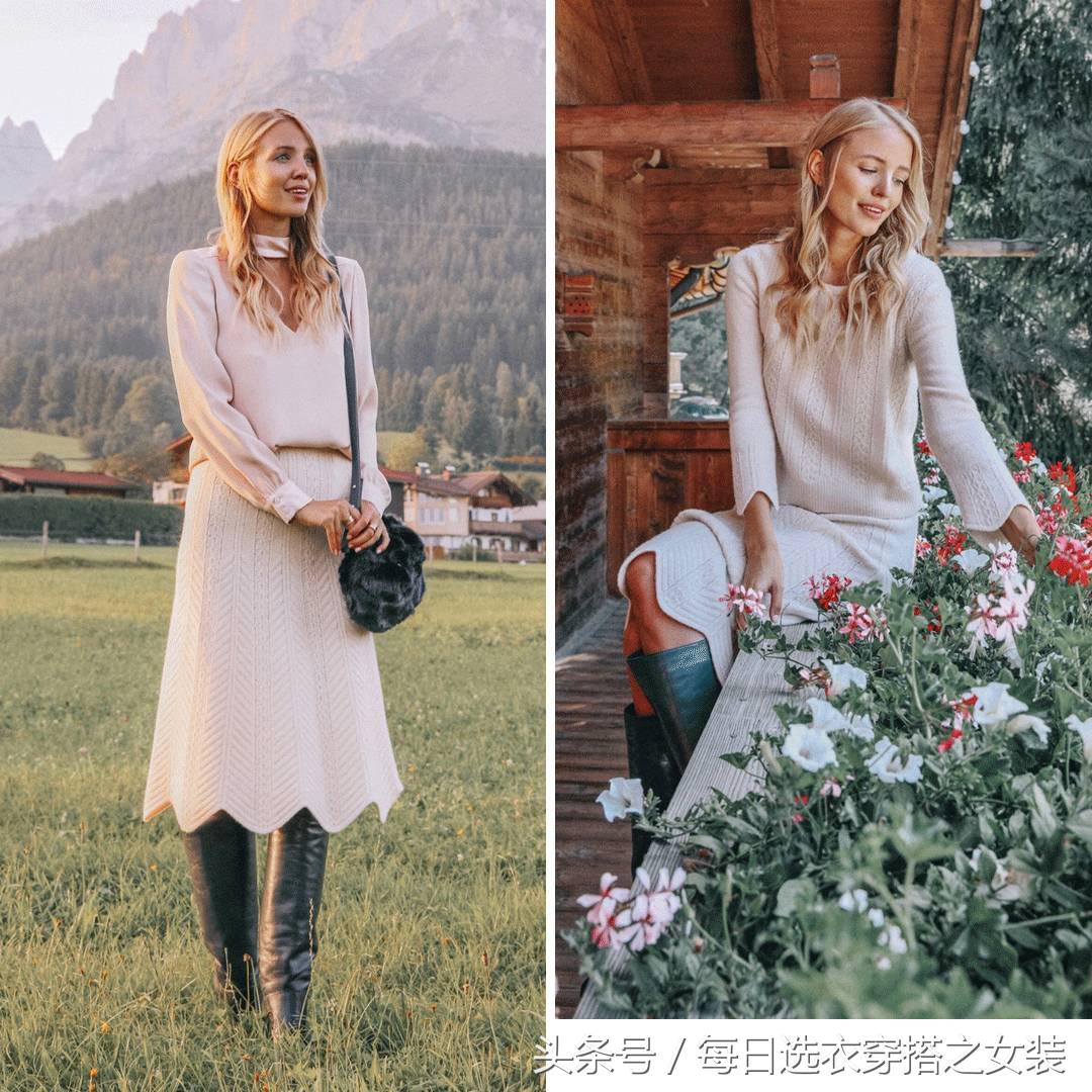 杨幂娜扎抢着穿长筒马丁靴 (看看杨幂热巴这样穿是有多美)