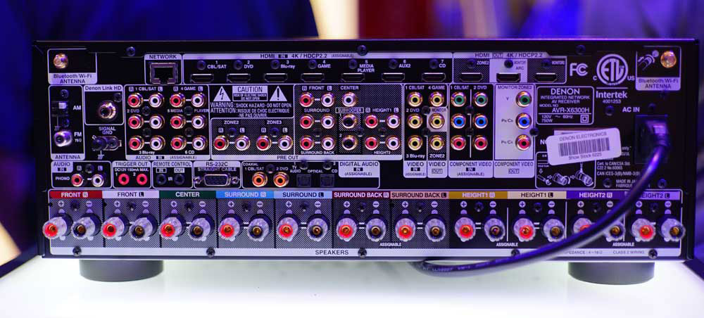 天龙AVR-X6400H和马兰士SR6012拆解!谈两台相差一万的AV功放区别