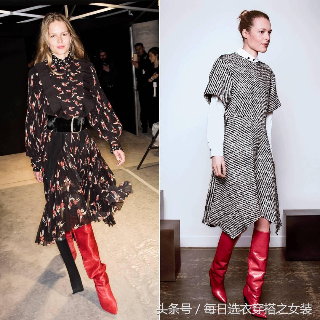 杨幂娜扎抢着穿长筒马丁靴 (看看杨幂热巴这样穿是有多美)