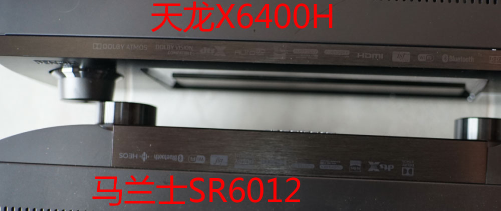 天龙AVR-X6400H和马兰士SR6012拆解!谈两台相差一万的AV功放区别