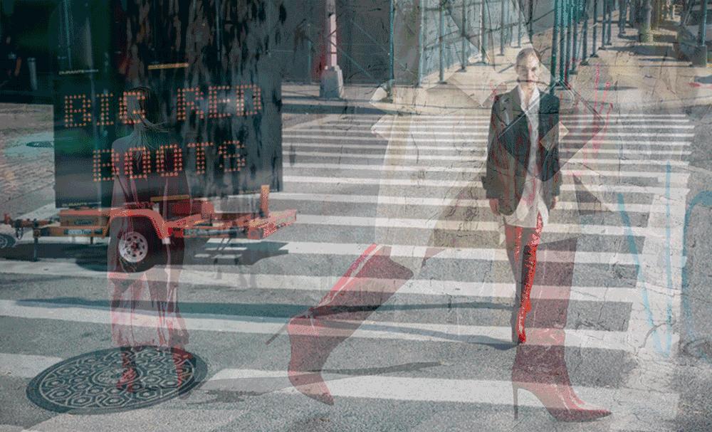 杨幂娜扎抢着穿长筒马丁靴 (看看杨幂热巴这样穿是有多美)