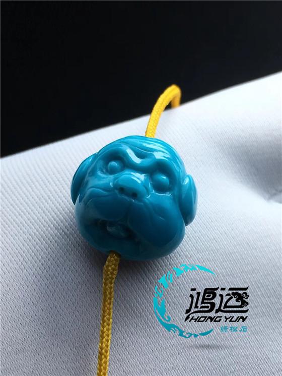 绿松石手串背云,绿松石配饰背云