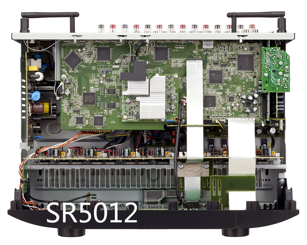 天龙AVR-X6400H和马兰士SR6012拆解!谈两台相差一万的AV功放区别