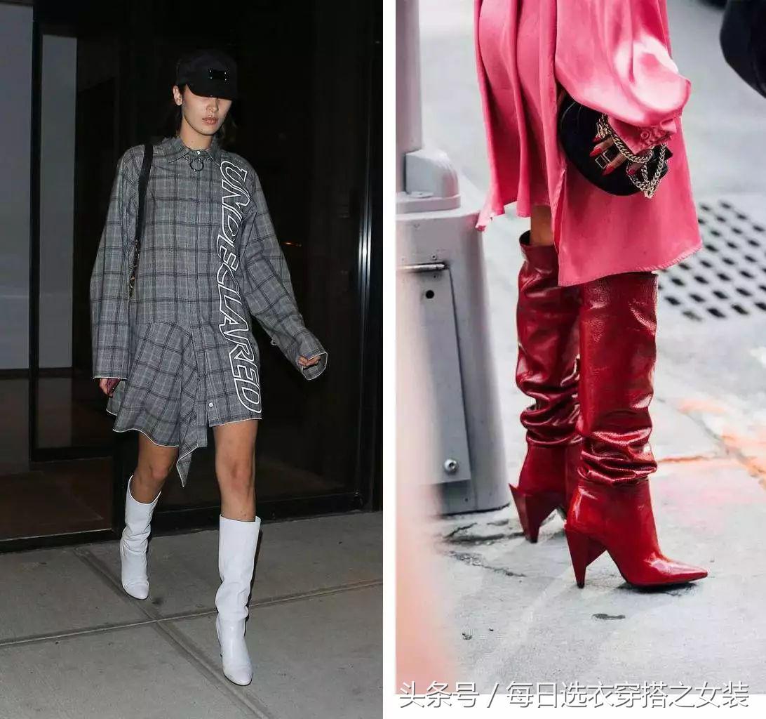 杨幂娜扎抢着穿长筒马丁靴 (看看杨幂热巴这样穿是有多美)