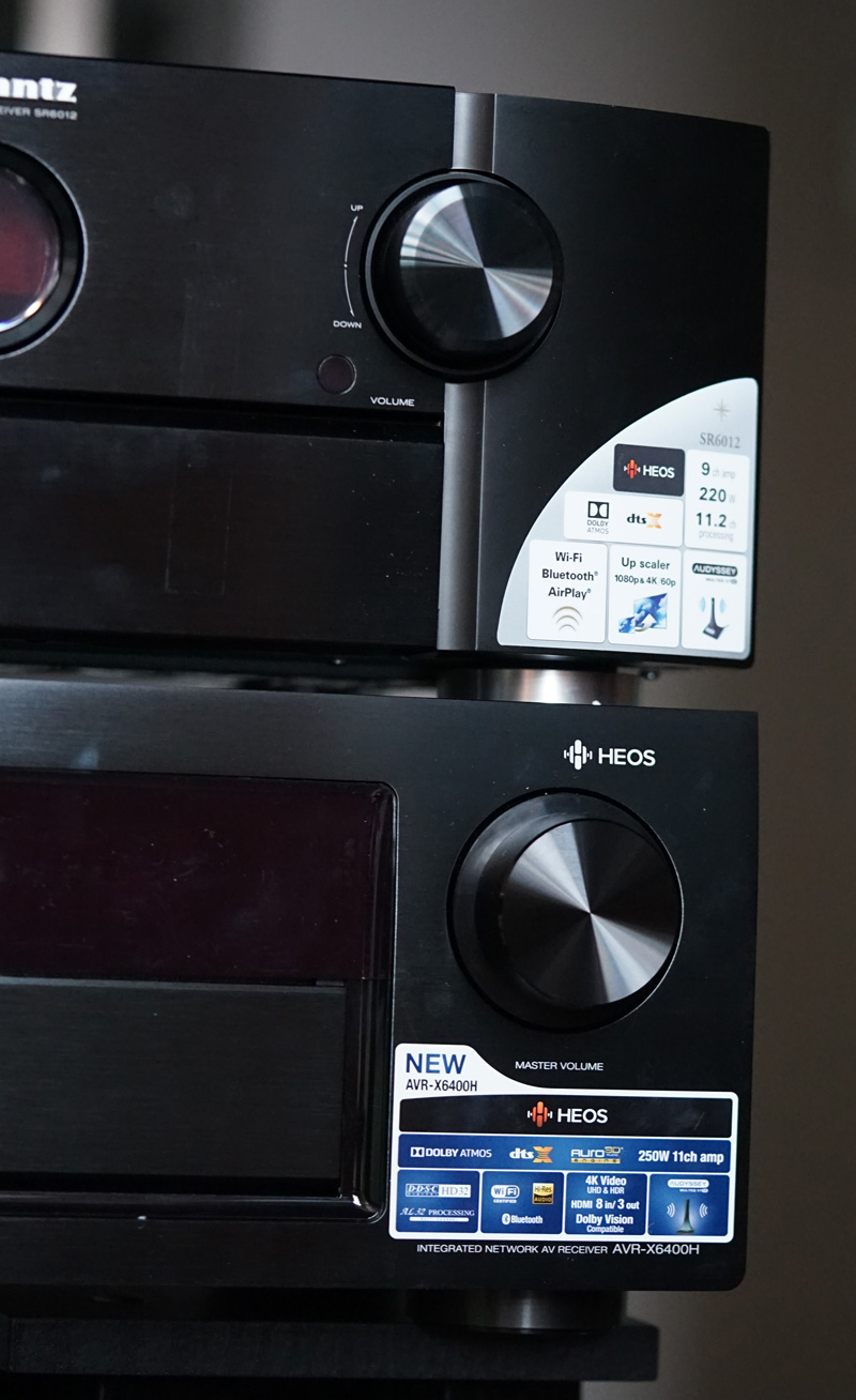 天龙AVR-X6400H和马兰士SR6012拆解!谈两台相差一万的AV功放区别