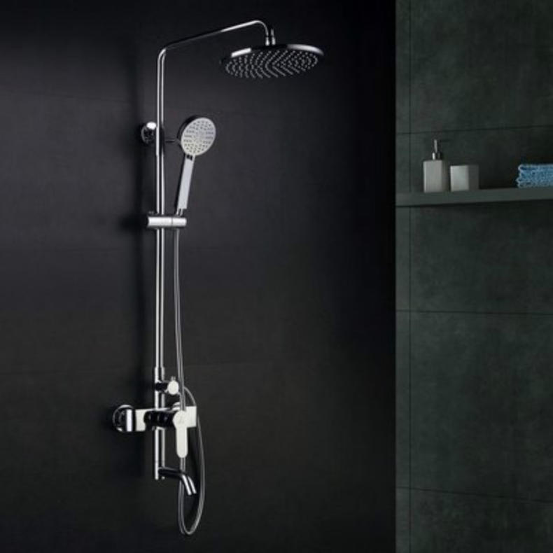 淋浴花洒全套怎么装,浴室花洒装哪种比较实用