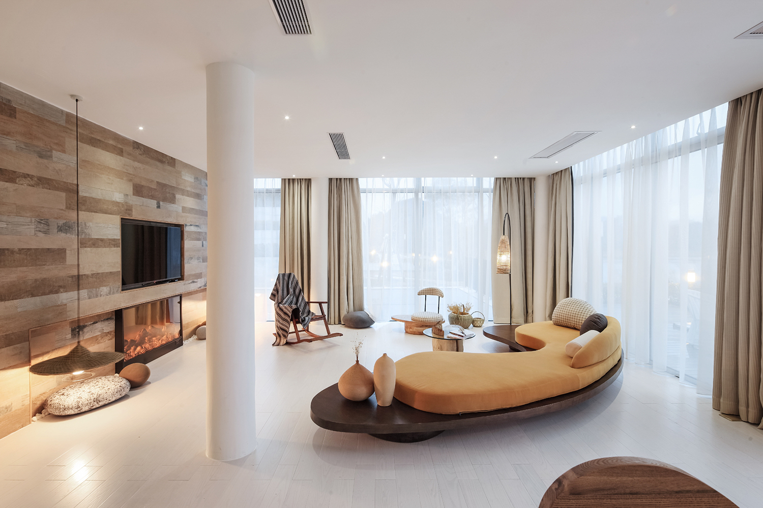 室内设计：“静观一叶扁舟”——主题酒店