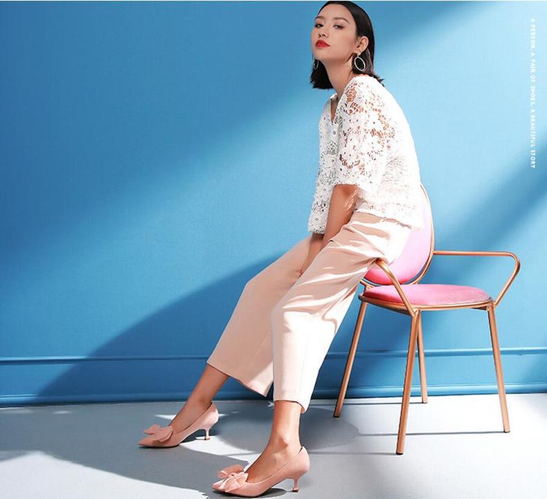 猫跟女鞋高跟鞋,优雅时尚猫跟鞋