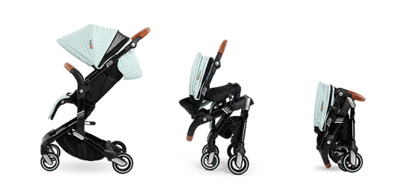 高颜值婴儿推车粉色,最新款高档5个月婴儿推车