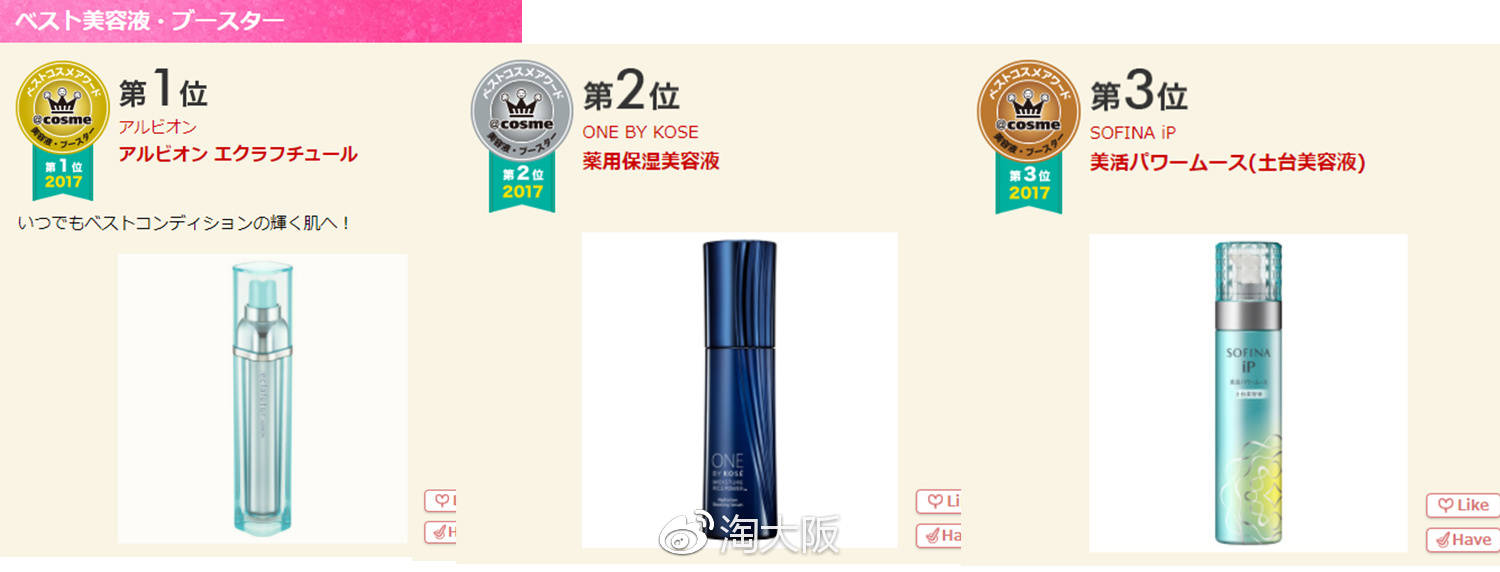 第一名竟然不是Dior,快跟着cosme买买买