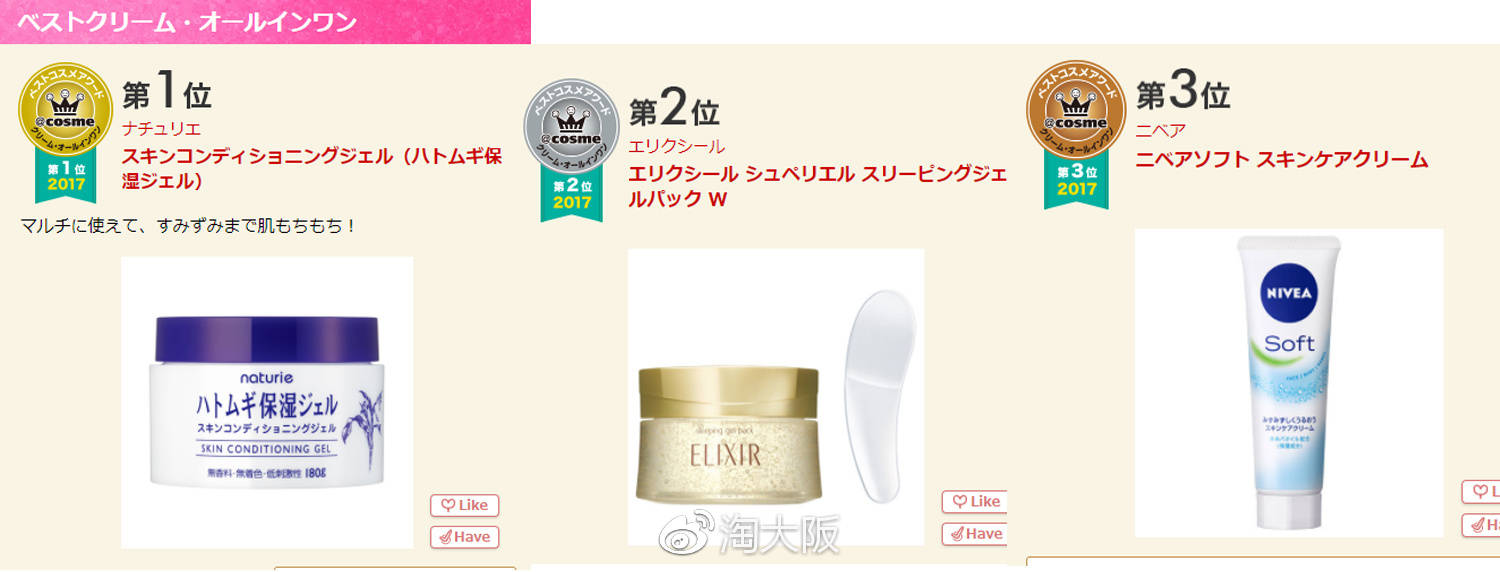 第一名竟然不是Dior,快跟着cosme买买买