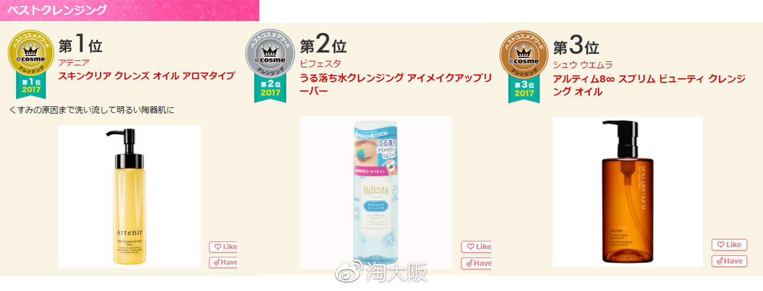 第一名竟然不是Dior,快跟着cosme买买买