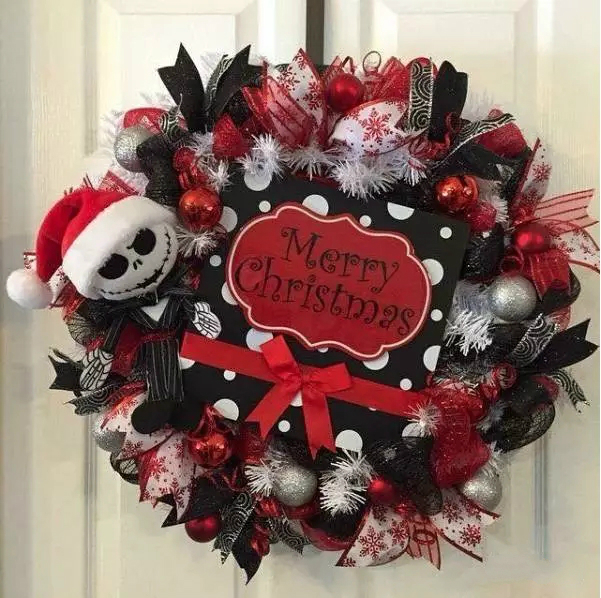 花艺视频教程气球鲜花,嘉星圣诞花环diy