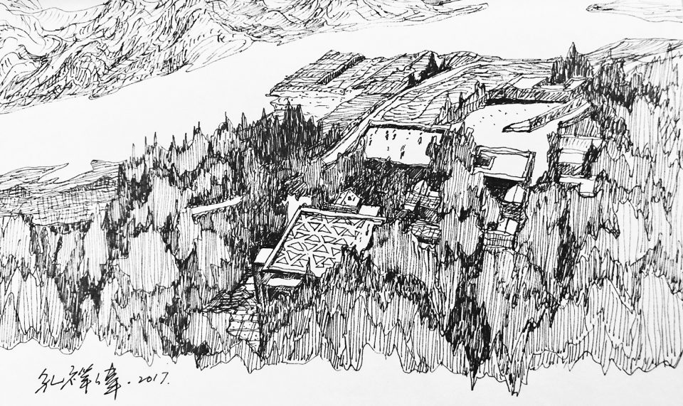 凤凰旧村庄改造,凤凰措古村落设计