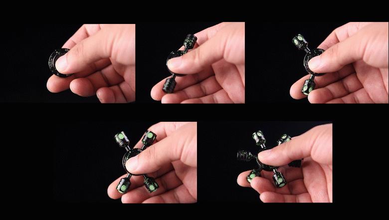 发光指尖陀螺限量版黑科技,发光炫酷指尖陀螺开箱