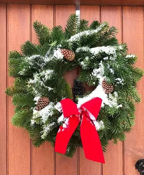 花艺视频教程气球鲜花,嘉星圣诞花环diy