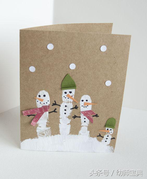 手工新年贺卡立体贺卡简单又漂亮,圣诞节贺卡立体简单又漂亮英语