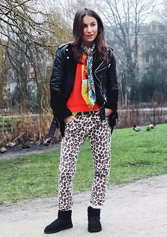 ugg穿搭很潮却很土,谁说穿oversize的就没有好身材