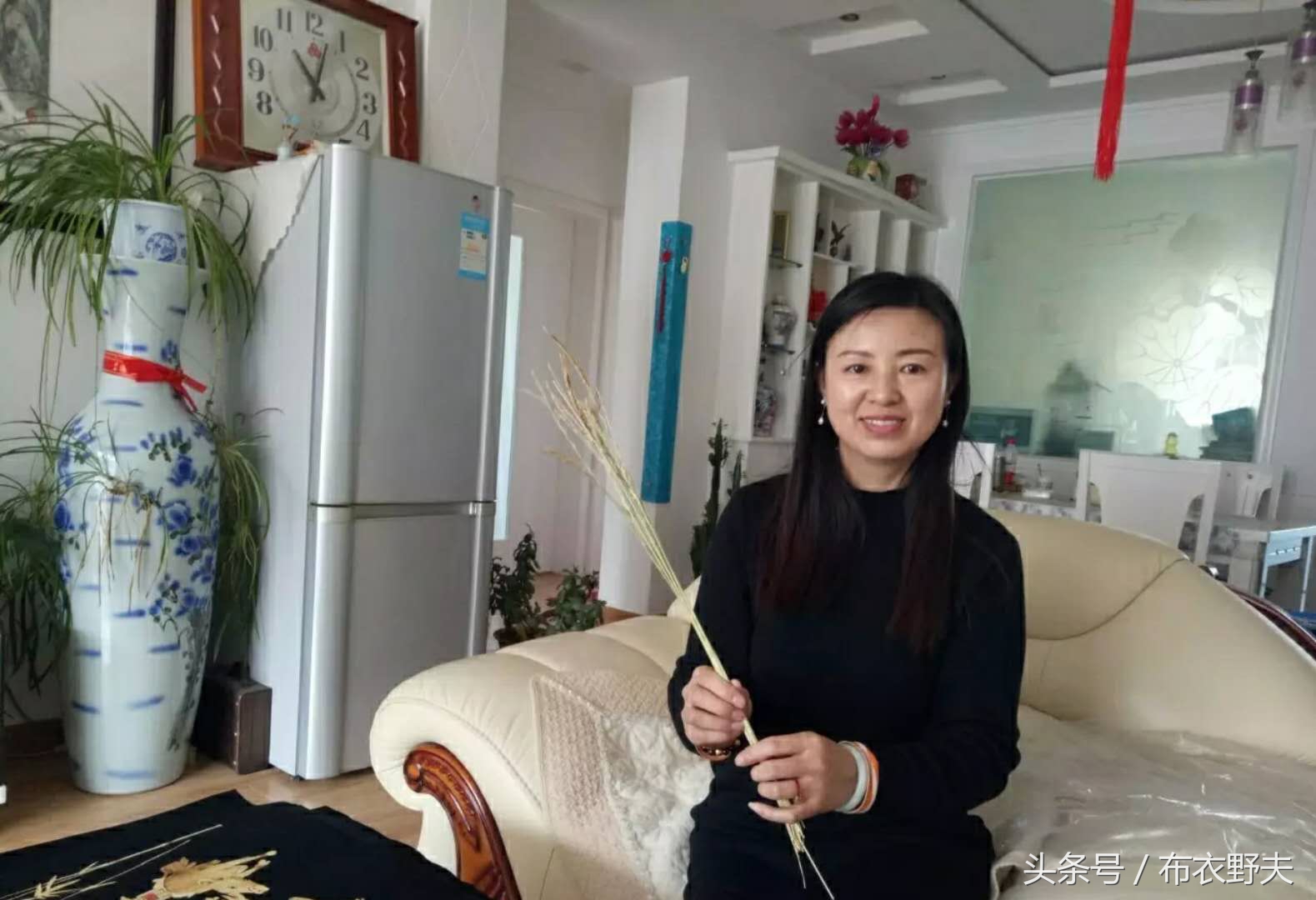 柳云霞作品,柳云霞麦秆画欣赏